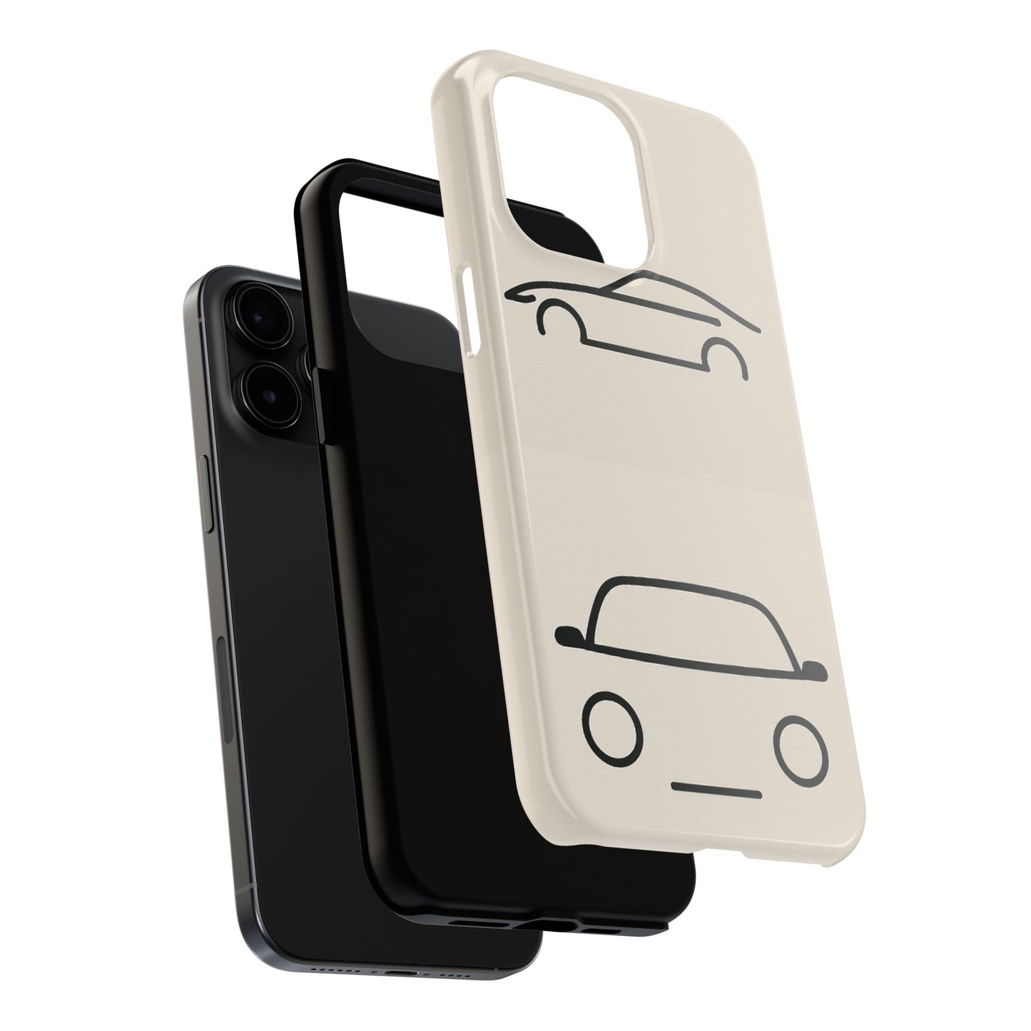 Stylish Tough Phone Case for Car Lovers, Durable Phone Cover, Automotive Gift for Him, Unique Car Design, Perfect for Everyday Use