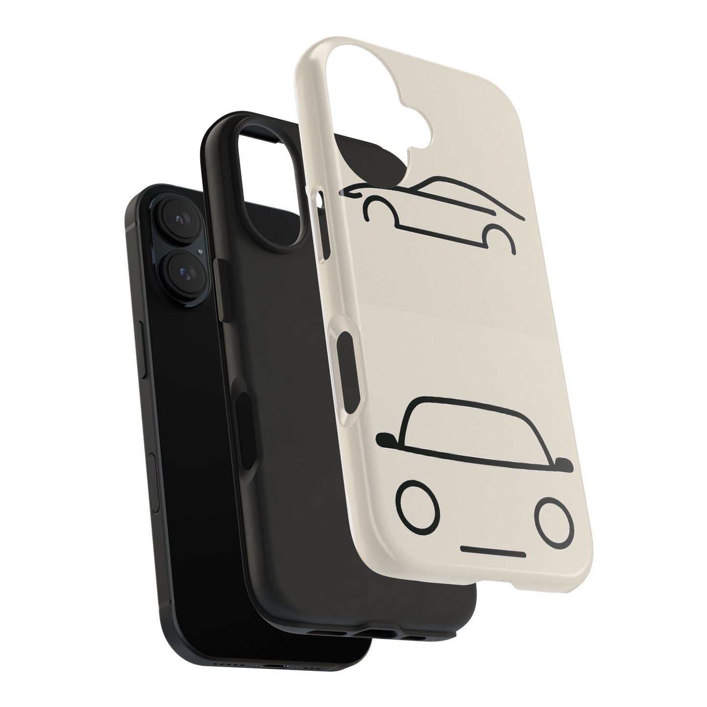 Stylish Tough Phone Case for Car Lovers, Durable Phone Cover, Automotive Gift for Him, Unique Car Design, Perfect for Everyday Use