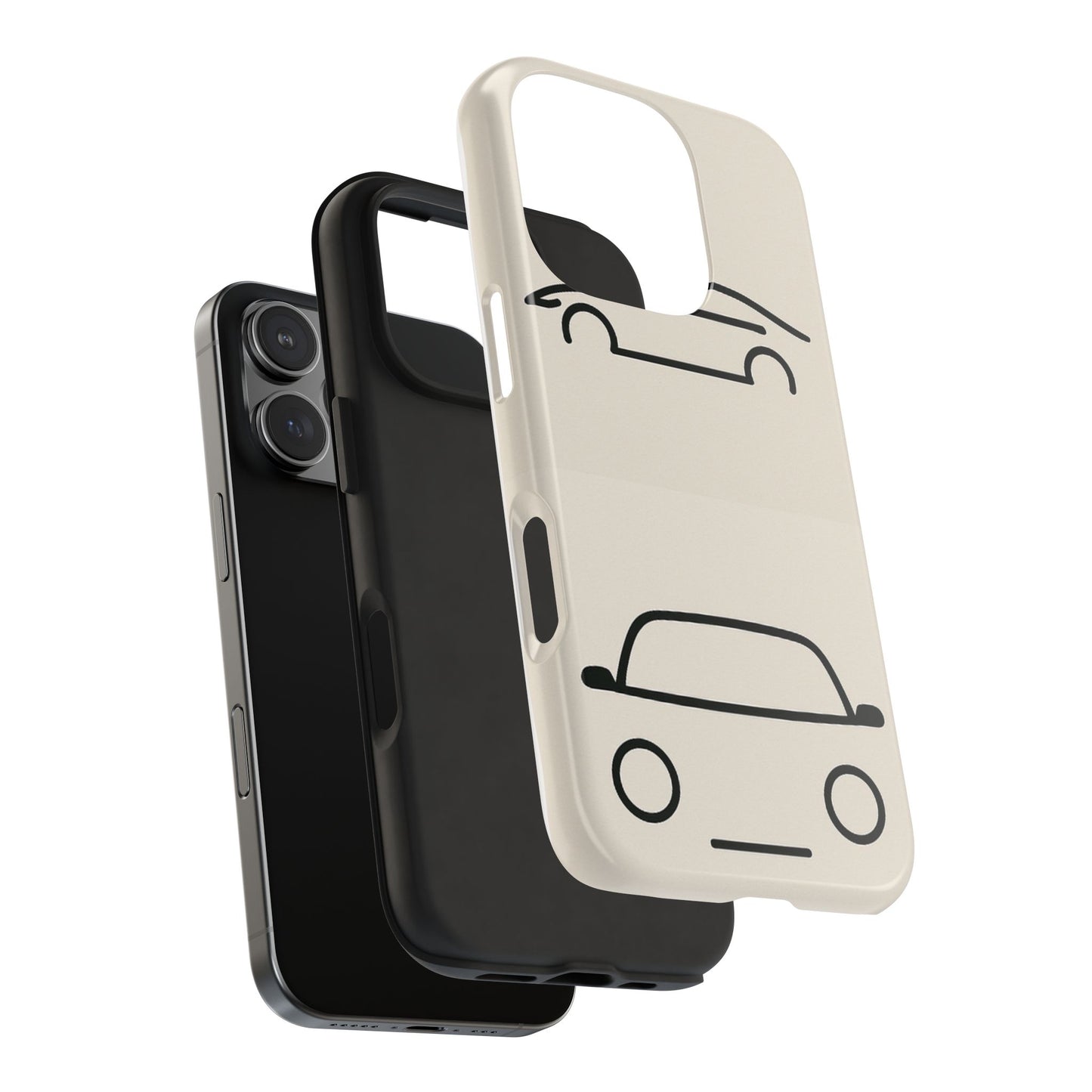Stylish Tough Phone Case for Car Lovers, Durable Phone Cover, Automotive Gift for Him, Unique Car Design, Perfect for Everyday Use