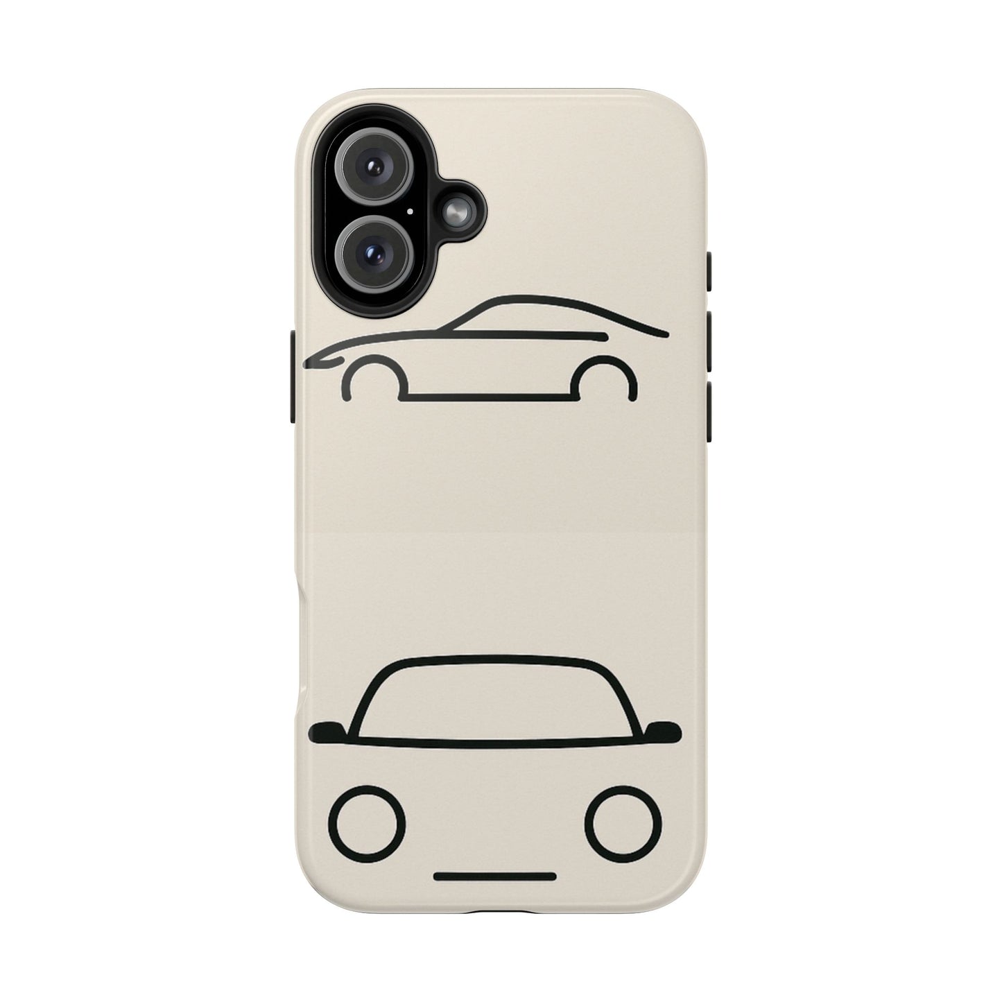 Stylish Tough Phone Case for Car Lovers, Durable Phone Cover, Automotive Gift for Him, Unique Car Design, Perfect for Everyday Use