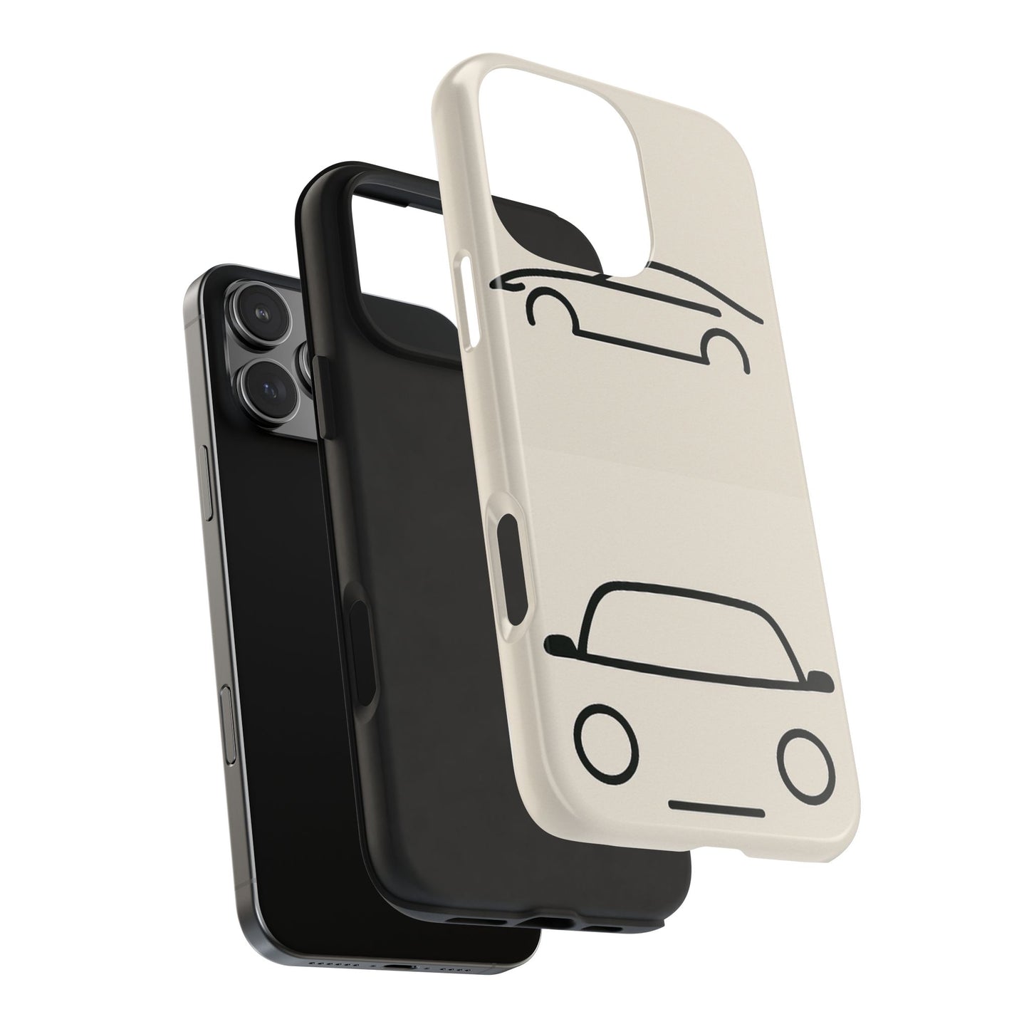 Stylish Tough Phone Case for Car Lovers, Durable Phone Cover, Automotive Gift for Him, Unique Car Design, Perfect for Everyday Use