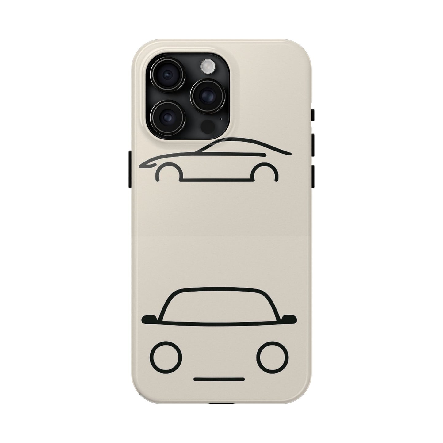 Stylish Tough Phone Case for Car Lovers, Durable Phone Cover, Automotive Gift for Him, Unique Car Design, Perfect for Everyday Use