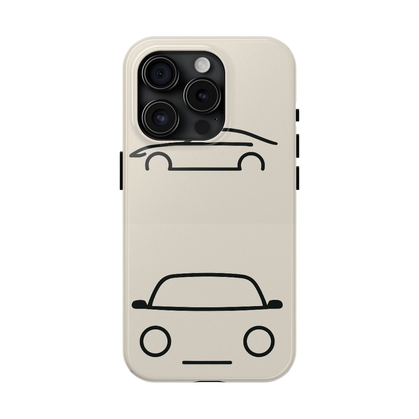 Stylish Tough Phone Case for Car Lovers, Durable Phone Cover, Automotive Gift for Him, Unique Car Design, Perfect for Everyday Use