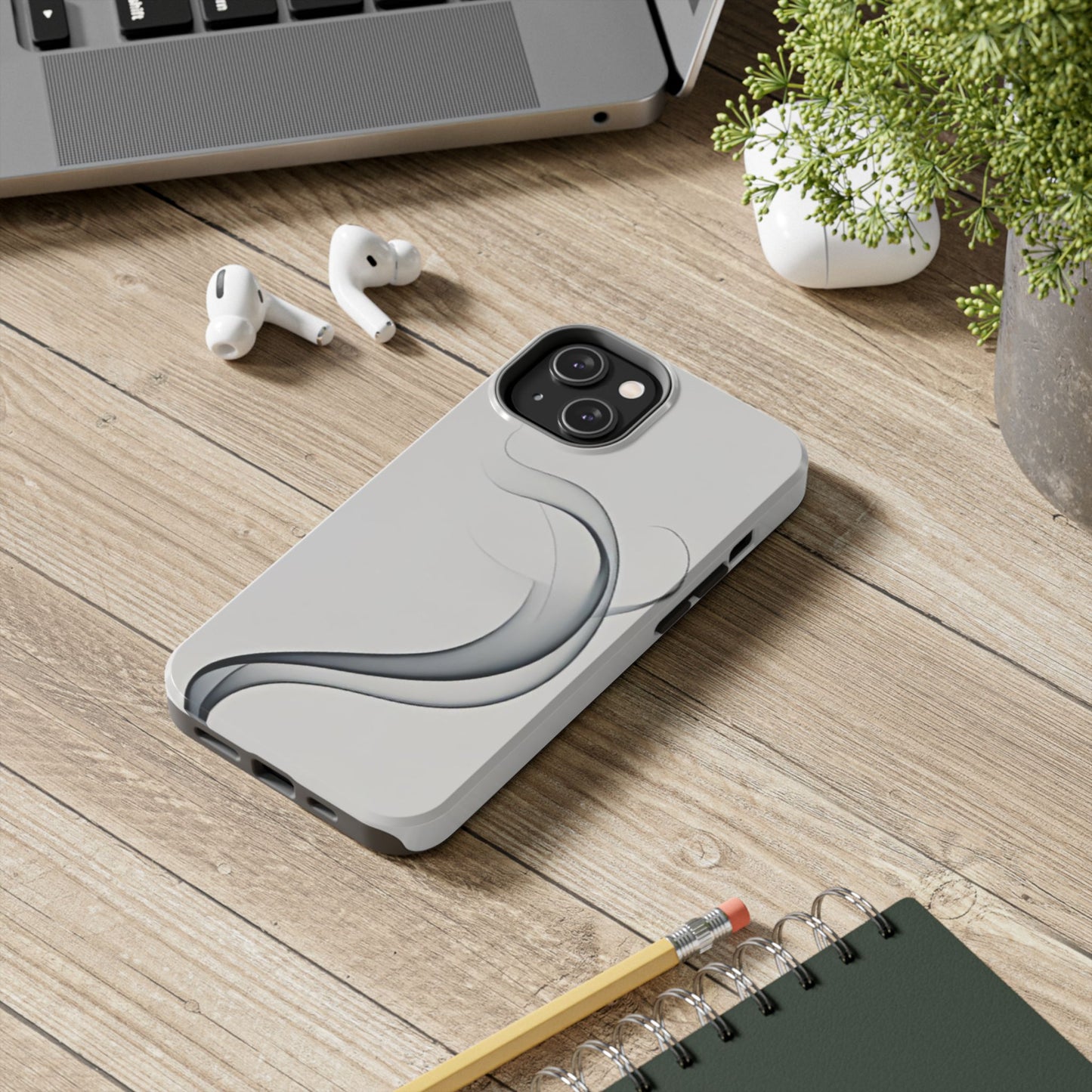 Sleek Abstract Tough Phone Case | Durable Phone Protection, Stylish Tech Accessory, Perfect Gift for Any Occasion