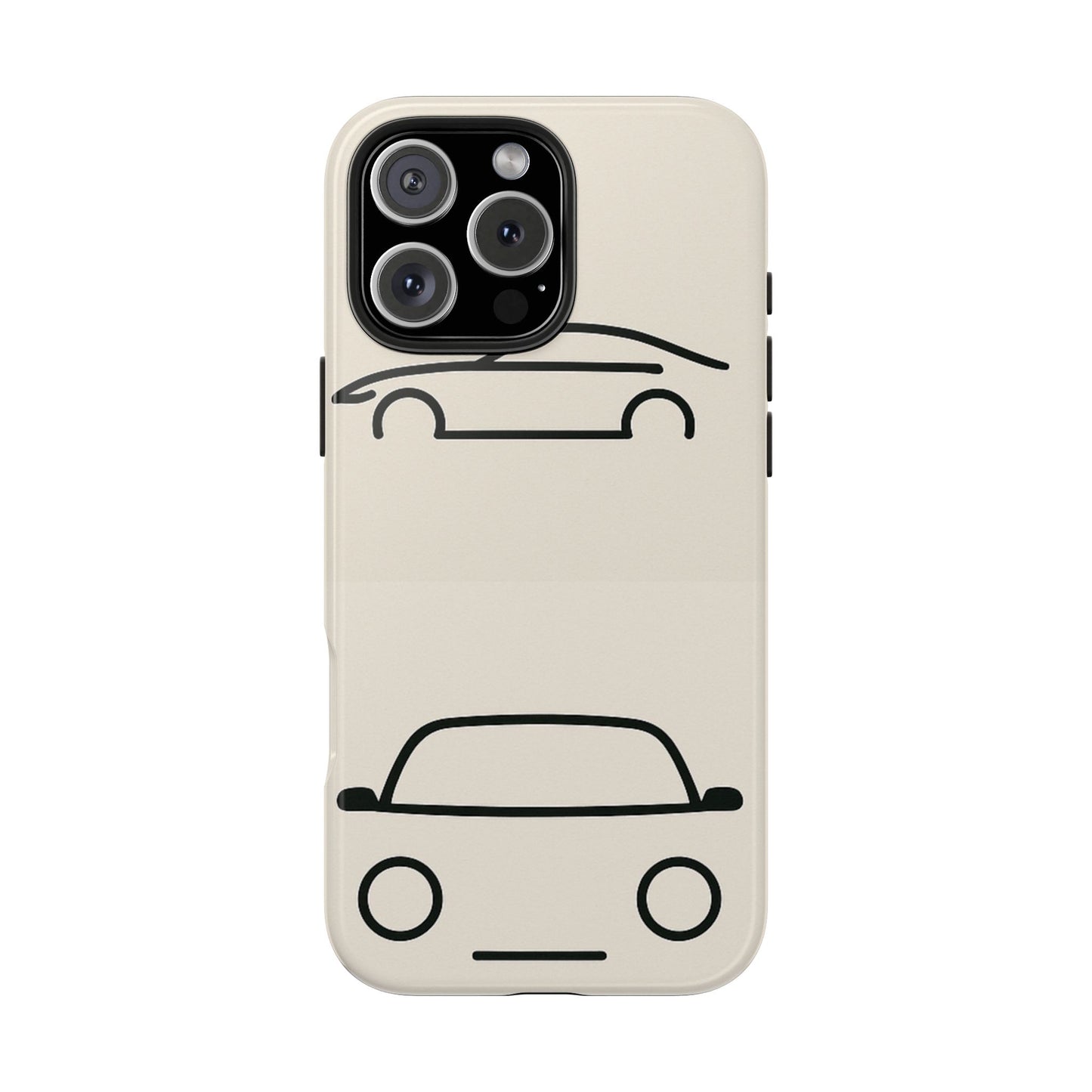 Stylish Tough Phone Case for Car Lovers, Durable Phone Cover, Automotive Gift for Him, Unique Car Design, Perfect for Everyday Use