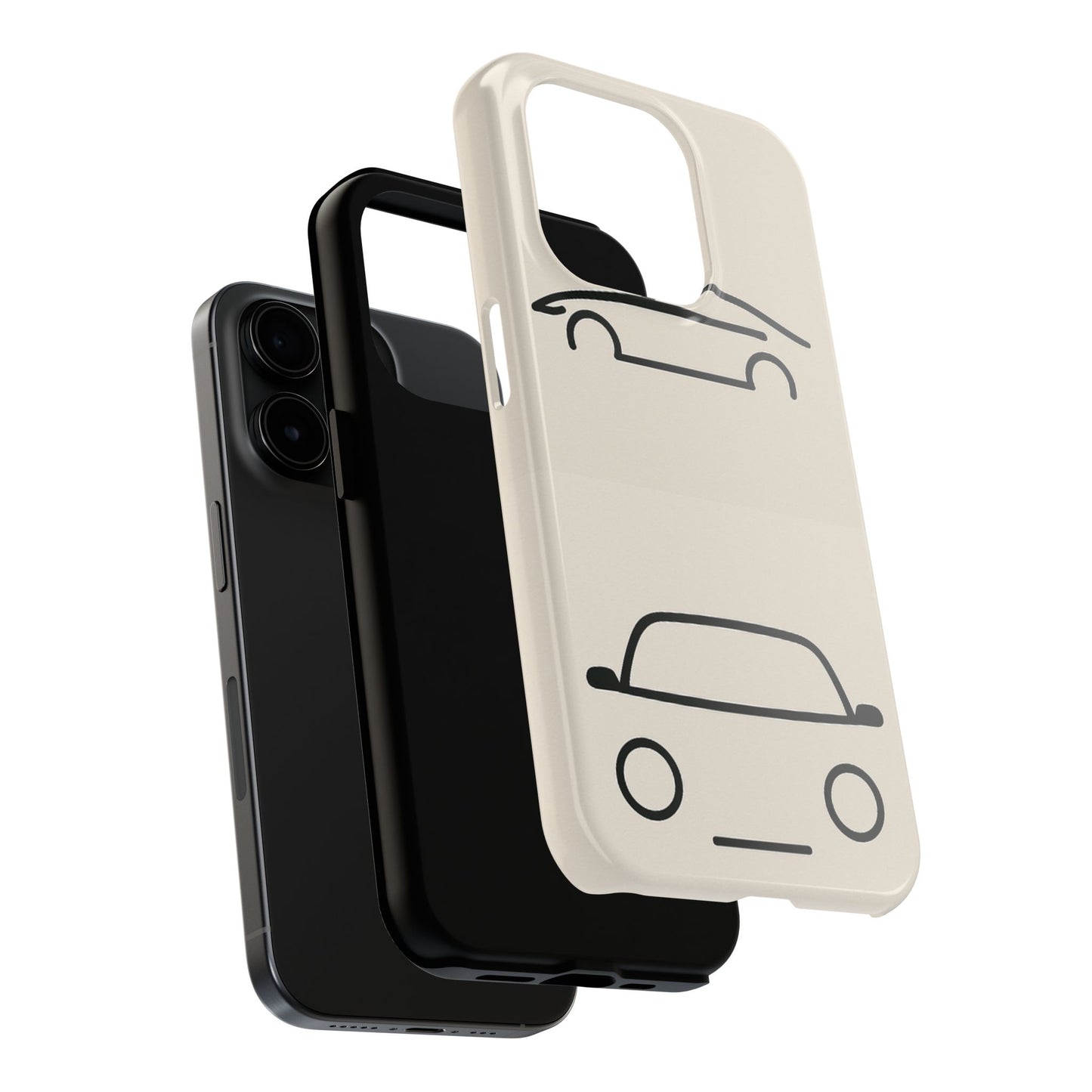 Stylish Tough Phone Case for Car Lovers, Durable Phone Cover, Automotive Gift for Him, Unique Car Design, Perfect for Everyday Use