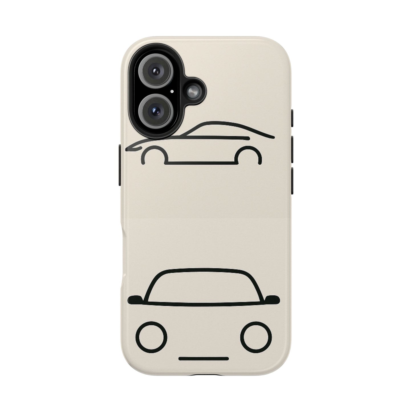 Stylish Tough Phone Case for Car Lovers, Durable Phone Cover, Automotive Gift for Him, Unique Car Design, Perfect for Everyday Use